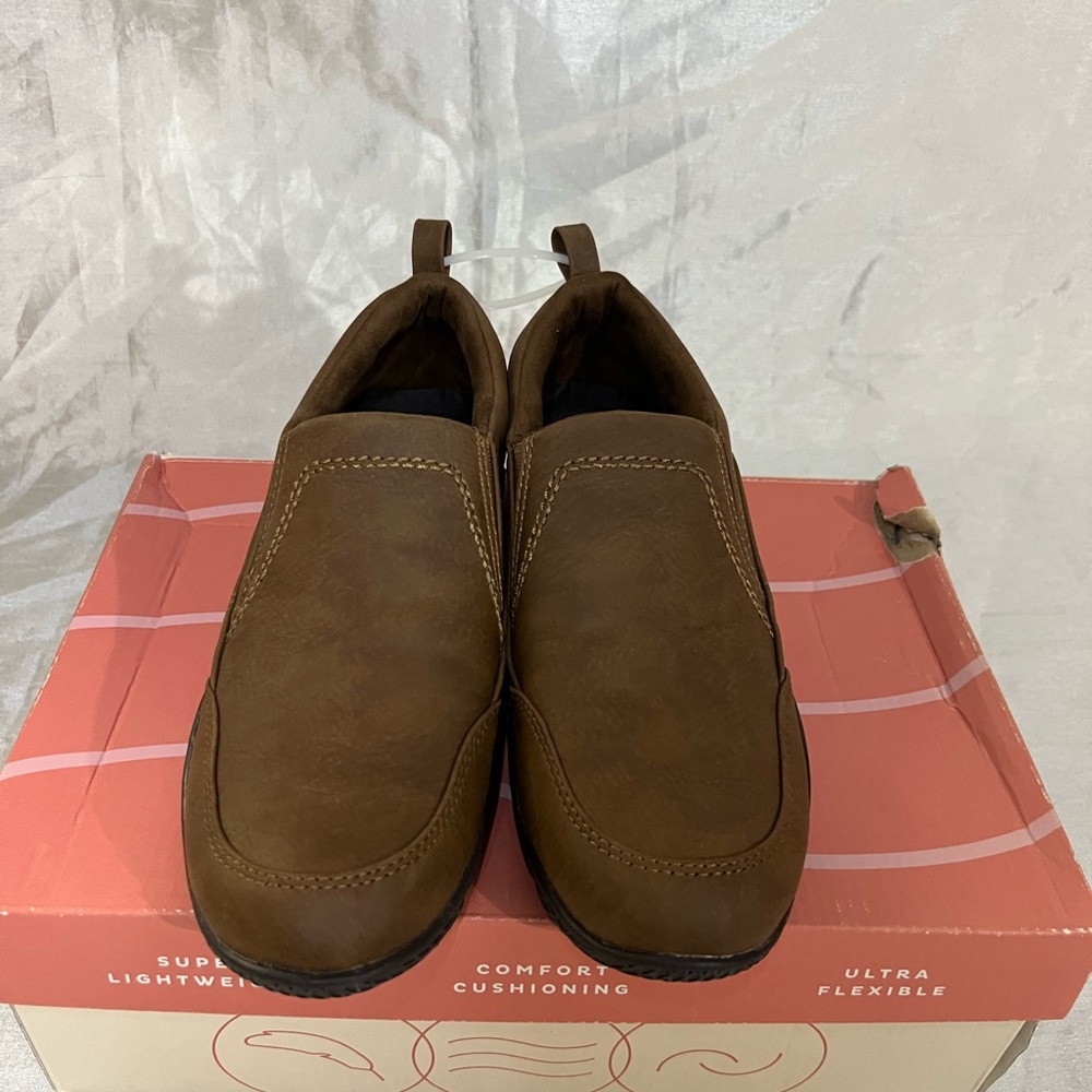 Easy Spirit Brown Comfort Slip On Loafers Women Size 7 New With Tags - Picture 2 of 11